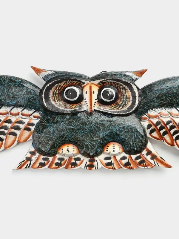 Панно &laquo;Парящая сова&raquo;, 100&times;1.5&times;20 см, дерево