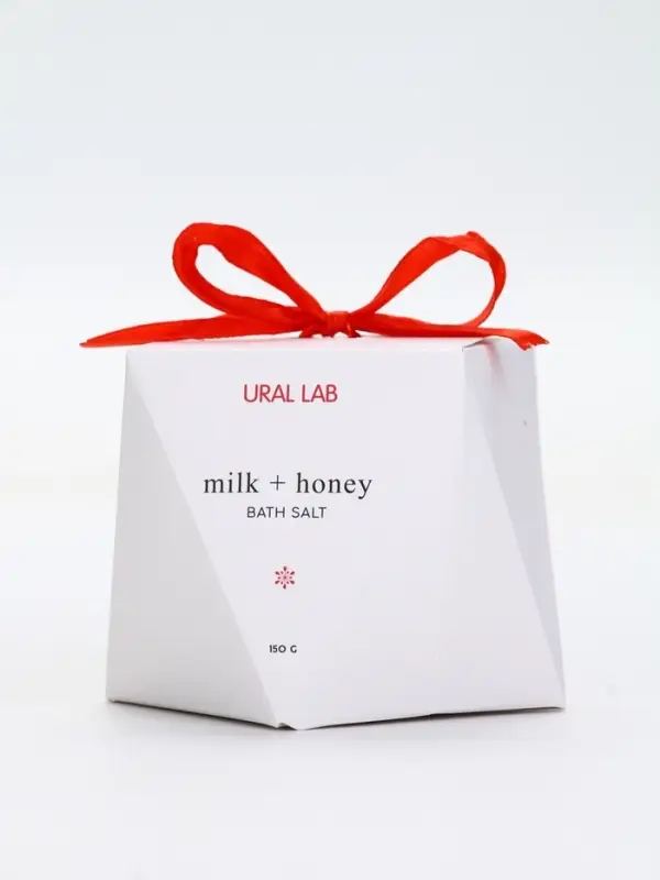 Соль для ванны в коробке с атласным бантом, 150 г, URAL LAB Соль для ванны в коробке с атласным бантом, 150 г, URAL LAB