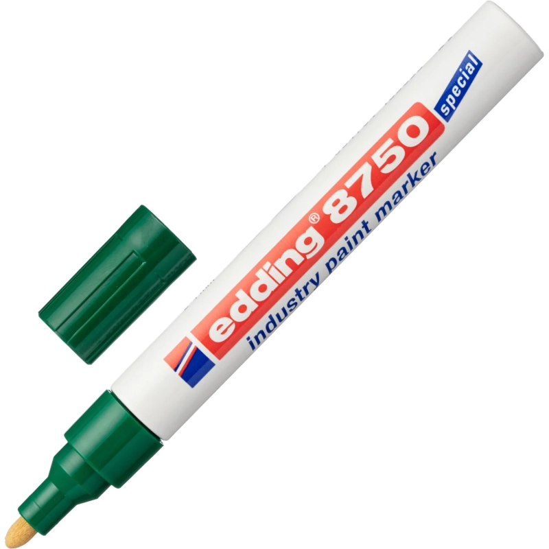 Маркер для промышленной графики EDDING E-8750/4 зеленый 2-4мм