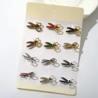 Брошь &laquo;Ножницы&raquo;, цвет МИКС (неделимая фасовка 12 шт., цена за шт.)