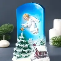 Свеча фигурная "Рождественская звезда" 7,5х11х16 см