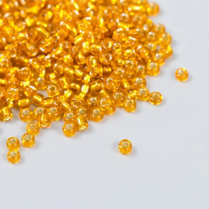 Бисер "Zlatka" 08/0, 3 мм, 10 г 0029 оранжевый Бисер "Zlatka" 08/0, 3 мм, 10 г 0029 оранжевый
