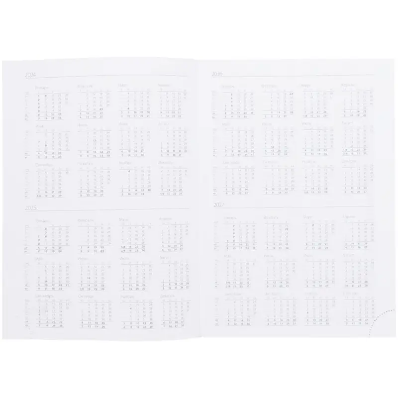 Ежедневник Vivian, недатированный, красный Ежедневник Vivian, недатированный, красный