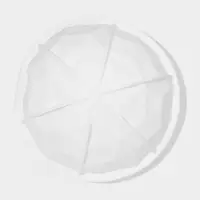 Форма для муссовых десертов и выпечки KONFINETTA &laquo;Кристалл&raquo;, силикон, 19&times;9.8 см, белая