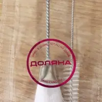 Ёршики для посуды Доляна, 2 шт.: 14.5&times;2.5 см, 17&times;0.5 см, белые