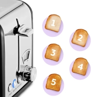 Тостер для хлеба с поддоном для крошек КТ-6832 - 815 Вт Тостер для хлеба с поддоном для крошек КТ-6832 - 815 Вт