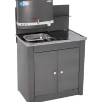 Умывальник "Акватекс" Дуэт, с ЭВН, нержавеющая мойка, 1250 Вт, 17 л, цвет аквамикс