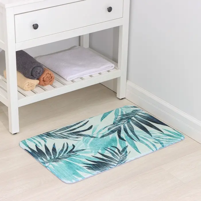 Коврик для ванной и туалета SAVANNA &laquo;Баунти&raquo;, 50&times;80 см, зелёный