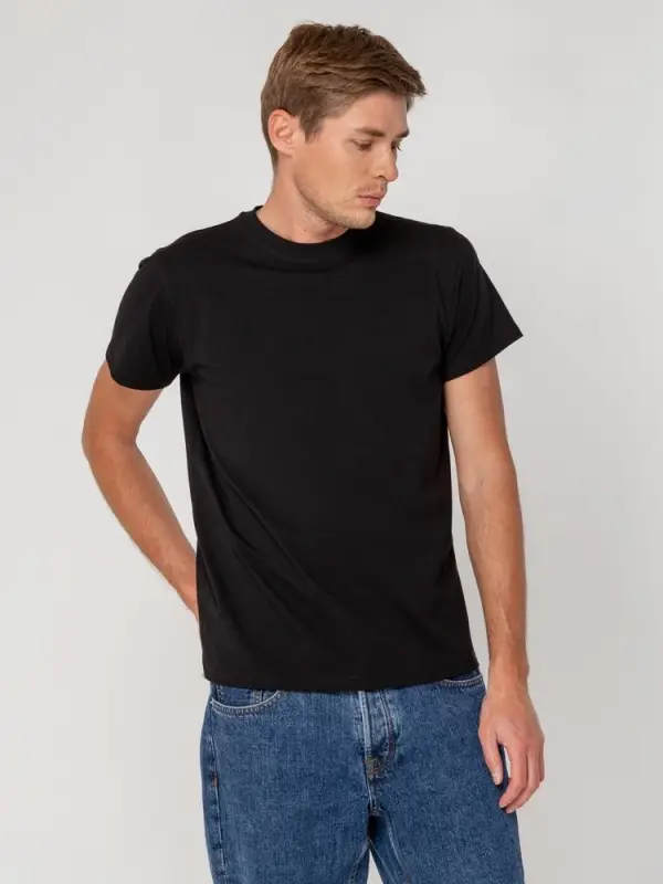 Футболка мужская T-bolka Stretch, черная, размер S Футболка мужская T-bolka Stretch, черная, размер S