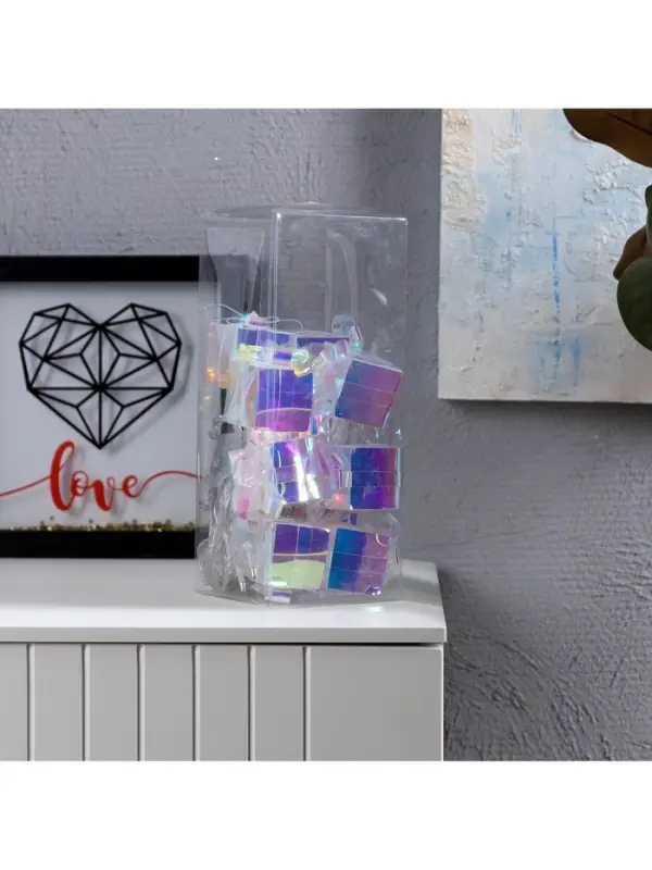 Гирлянда &laquo;Нить&raquo; 2.5 м с насадками &laquo;Подарки&raquo;, IP20, прозрачная нить, 10 LED, свечение белое, 220 В