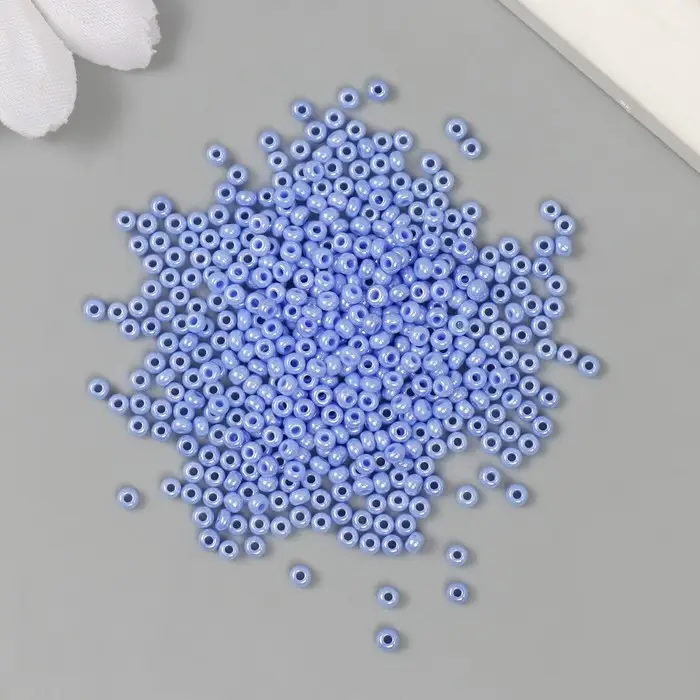 Бисер Чехия  Бисер Чехия "GAMMA" круглый "1"  10/0   5гр  (A045 голубой)
