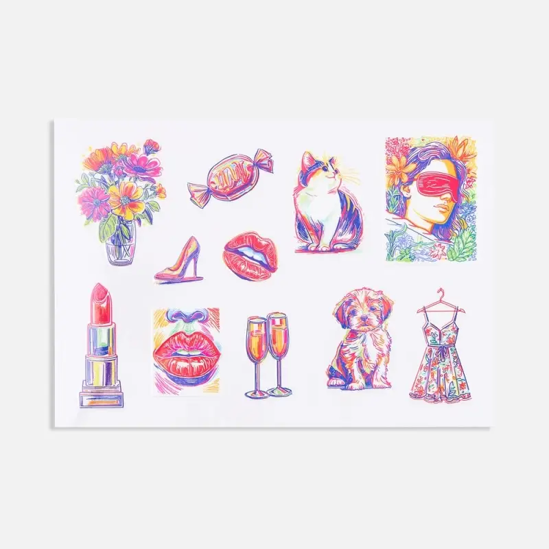 Стикерпак UV-DTF Thematic, 8 марта