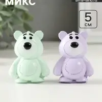 Фигурка полистоун &laquo;Яркий мишка&raquo;, 2&times;4&times;5 см, МИКС