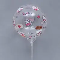 Воздушный шар полимерный светящийся 24" для девочки, набор 3 штуки
