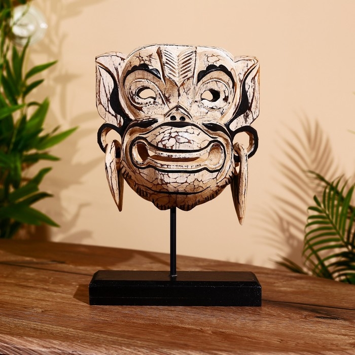 Маска Маска "Хануман" на подставке, албезия 30 см