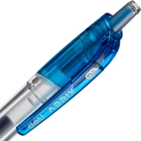 Ручка гелевая автомат. Deli Arris диаметр шарика 0,5мм рез манж синяя
