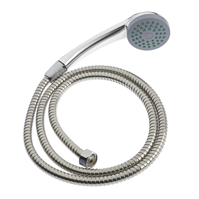 Набор для душа ZEIN Z0201, шланг 150 см, гайки пластик, лейка 1 режим Набор для душа ZEIN Z0201, шланг 150 см, гайки пластик, лейка 1 режим