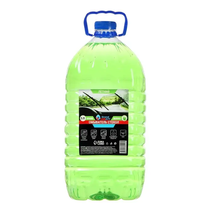 Омыватель стекол Grand Caratt летний, Яблоко, 5 л