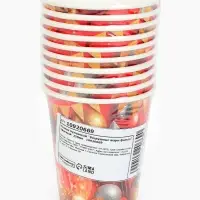 Стакан одноразовый бумажный «Воздушные шары фольга», красный 250 мл Стакан одноразовый бумажный «Воздушные шары фольга», красный 250 мл