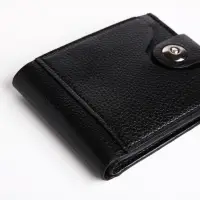 Портмоне мужское &laquo;Фади&raquo;, на магните, три отделения, чёрное