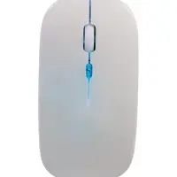 Мышь MB-2.4 беспроводная, оптическая, подсветка, 800-1600 dpi, USB, Bluetooth, белая