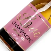Гель для душа во флаконе шампанское Love Champagne, 250 мл, Чистое счастье