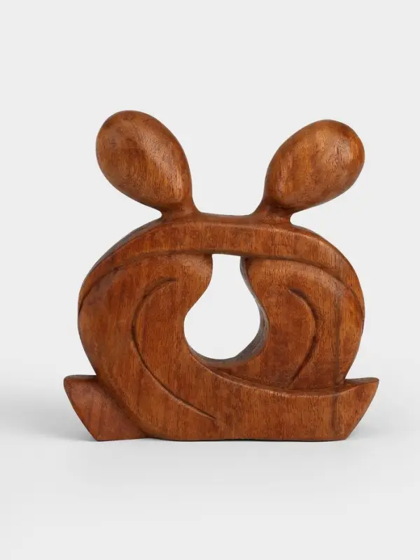 Абстракция &laquo;Влюблённые&raquo;, 19&times;4&times;19 см, дерево суар