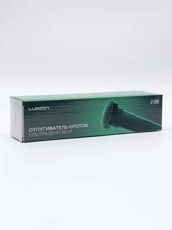 Отпугиватель кротов Luazon LRI-29, ультразвуковой, 800 м2, от батареек R20 (не в комплекте), зелёный