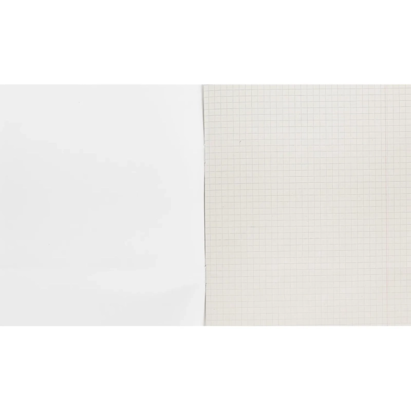 Тетрадь общая А5,48л,клет,скреп,обл.бумвинил,блок офсет-2 Синяя