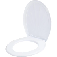 Сиденье для унитаза Ракушка белое 104-403-00
