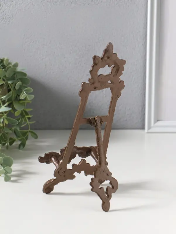 Фигурка - подставка для книг &laquo;Мольберт с узорами&raquo;, чугун, 23.5&times;10&times;4 см