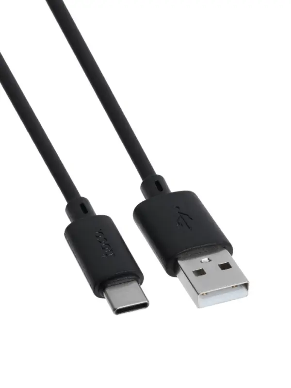 Кабель Hoco X88, Type-C - USB, 3 А, 1 м, ПВХ, чёрный