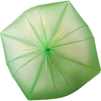 Мешки для мусора ПНД 30л 10мкм 30 шт/рул зеленые 50x60см Luscan Bio