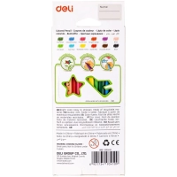 Карандаши цветные 12цв 3-гран Deli Enovation, пластик, EC113-12