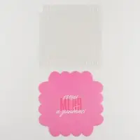 Коробка для печенья, кондитерская упаковка с PVC крышкой, &laquo;Съешь меня и улыбнись&raquo;, 13 х 13 х 3 см