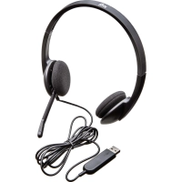 Гарнитура Logitech Headset H340 (981-000509), проводная