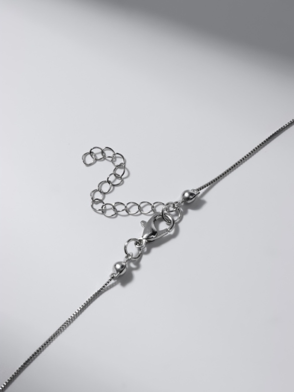 Кулон «Нежность» на цепочке, цвет розовый в серебре, 45 см Кулон «Нежность» на цепочке, цвет розовый в серебре, 45 см