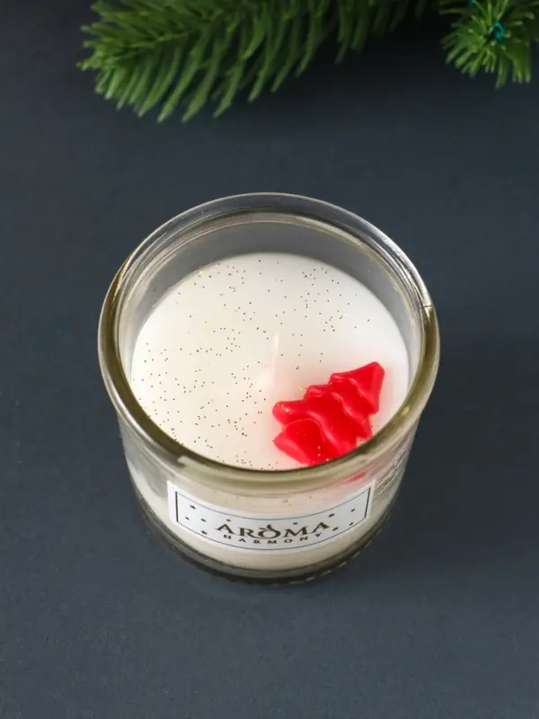 Ногодний ароматический набор "Каштановый пуддинг" свеча + диффузор