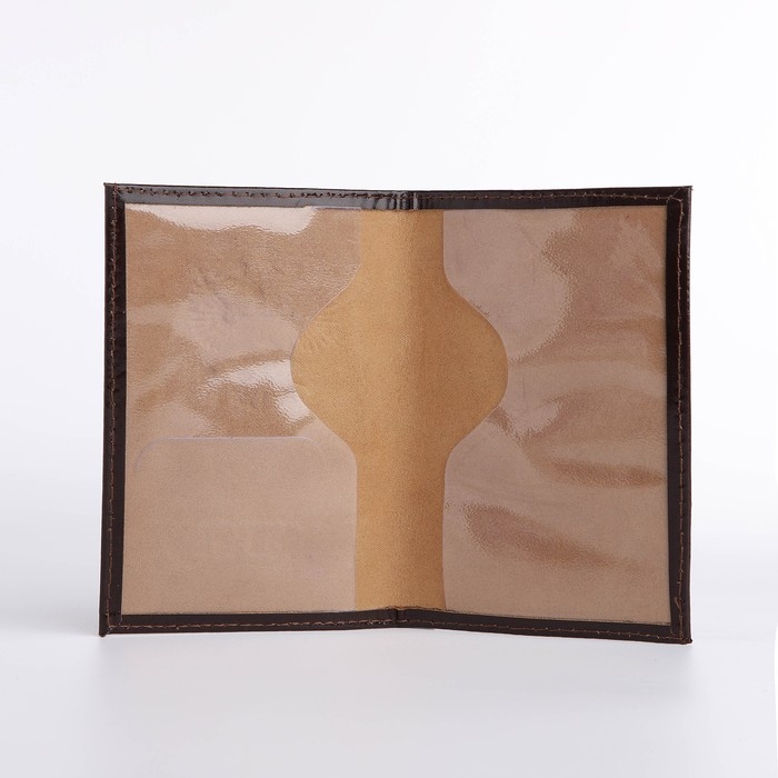 Обложка для паспорта, цвет коричневый Обложка для паспорта, цвет коричневый