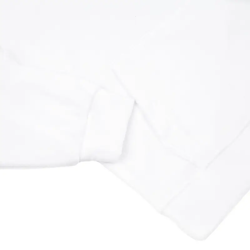 Худи флисовое унисекс Manakin, белое, размер XS/S