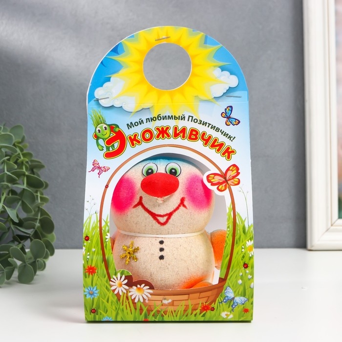 Растущая травка Растущая травка "Снеговик"