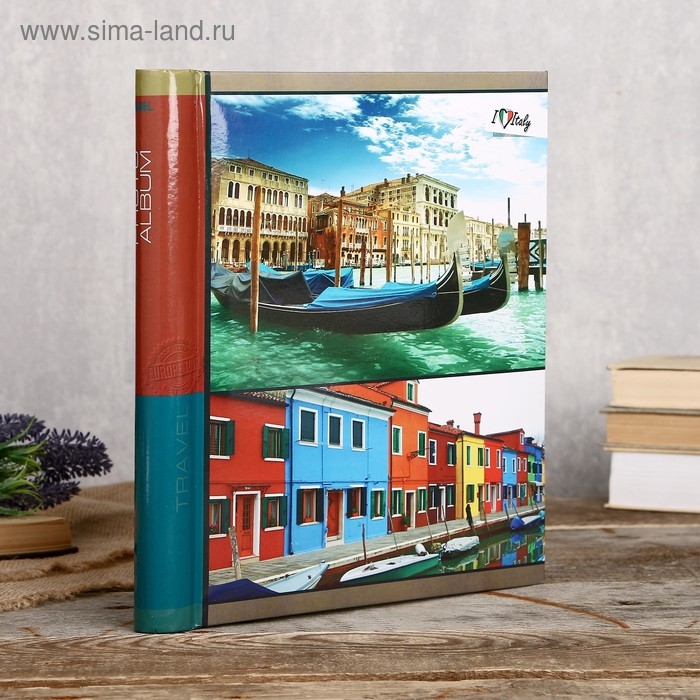 Фотоальбом Fotografia магнитный, 30 листов, 23х28 см, Фотоальбом Fotografia магнитный, 30 листов, 23х28 см, "Путешествие"