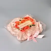 Подарочная коробка с тишью и гирляндой &laquo;Расцветай&raquo;, 20 х 18 х 5 см