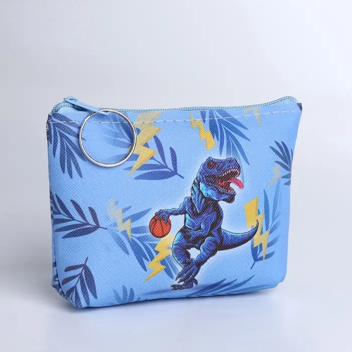 Кошелёк детский &laquo;Динозавры&raquo;, маленький, монетница, МИКС