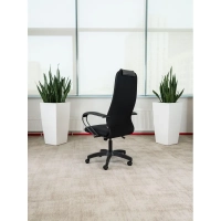 Кресло 0MX_MT_EChair SU-B-10 ткань черный подл.130/осн.001