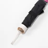 Зонт механический &laquo;Ромашки&raquo;, эпонж, 4 сложения, 8 спиц, R=48/55 см, d=96 см, МИКС