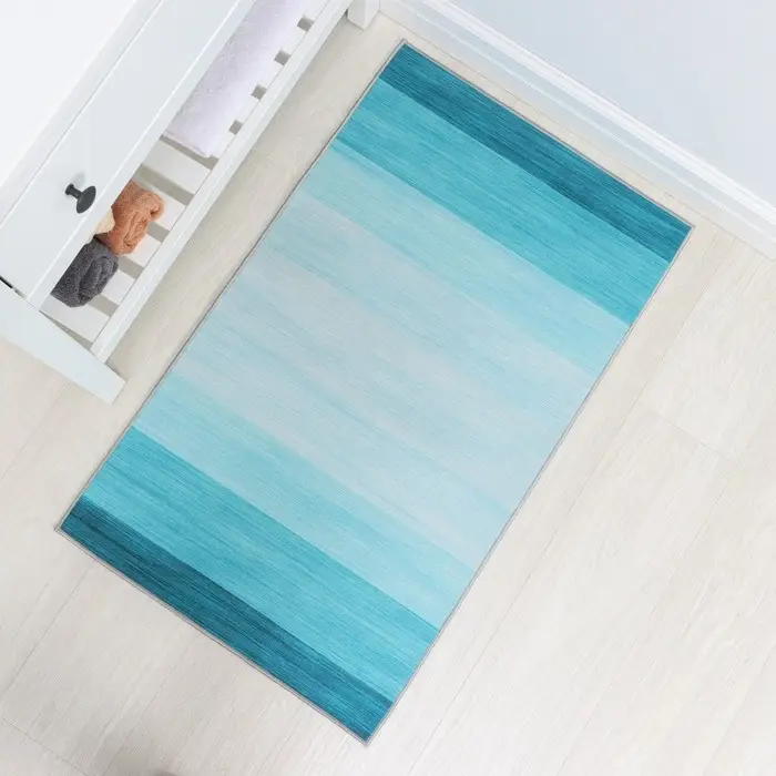 Коврик Доляна &laquo;Лазурный&raquo;, 60&times;100 см, синий