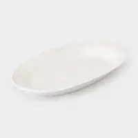 Блюдо сервировочное &laquo;Сьюзен&raquo;, 30&times;18&times;3 см, керамика, белое