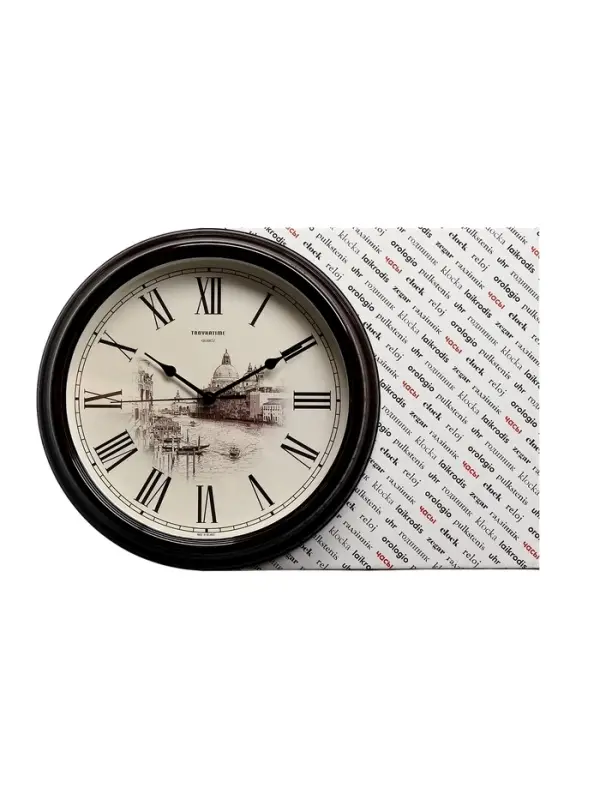 Часы настенные интерьерные &laquo;Город&raquo;, d=31 см, бесшумные