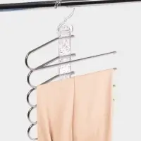 Вешалка для брюк многоуровневая, трансформер, 30.5&times;32&times;7.5, 5 уровней, прозрачная